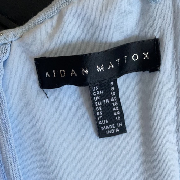 NWT Aidan Mattox Cocktail Holiday Dress Sequins Size 8 - Picture 9 of 9